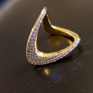 💕Bronze Milor Pave Crystal Ring